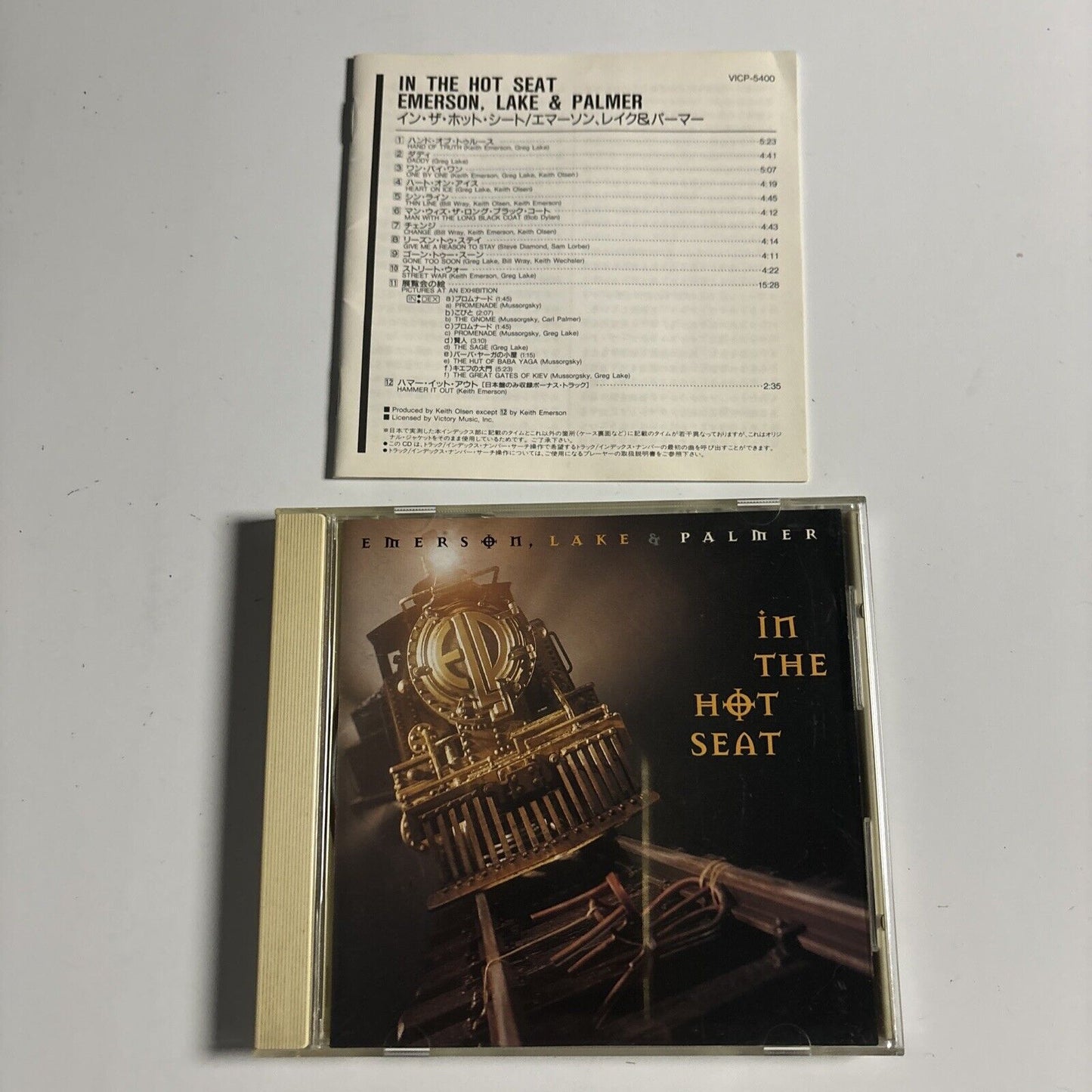 Emerson, Lake & Palmer - In The Hot Seat [Japan Bonus Track] (CD 1999) vicp-5400