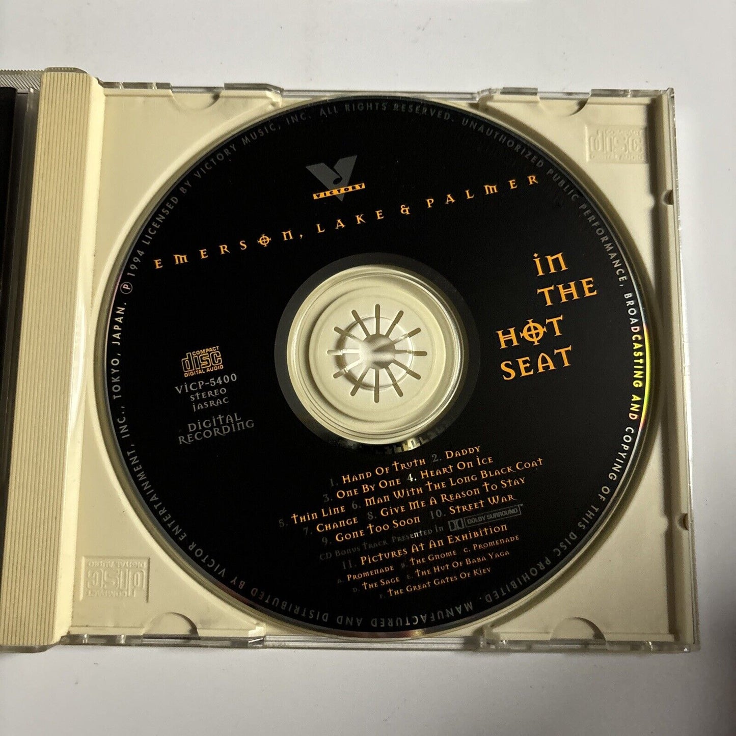 Emerson, Lake & Palmer - In The Hot Seat [Japan Bonus Track] (CD 1999) vicp-5400