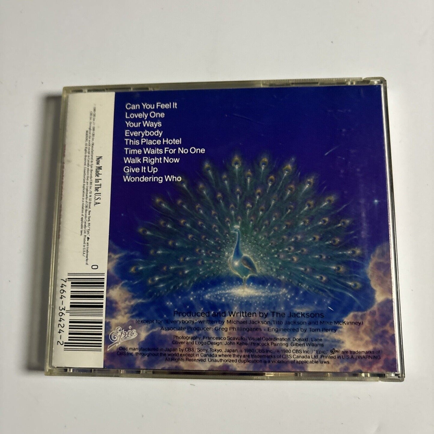 The Jacksons - Triumph (CD, 1980) EK 36424