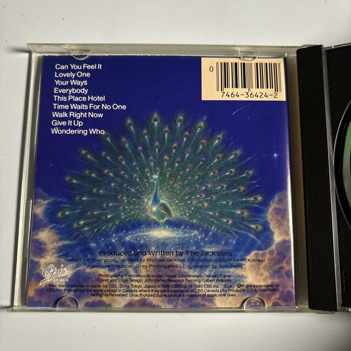 The Jacksons - Triumph (CD, 1980) EK 36424