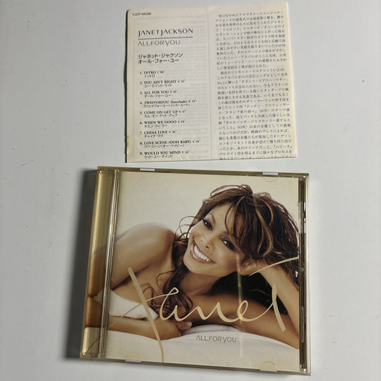 Janet - All For You [Bonus Japan Track] (CD, 2001) Japan vjcp-68288