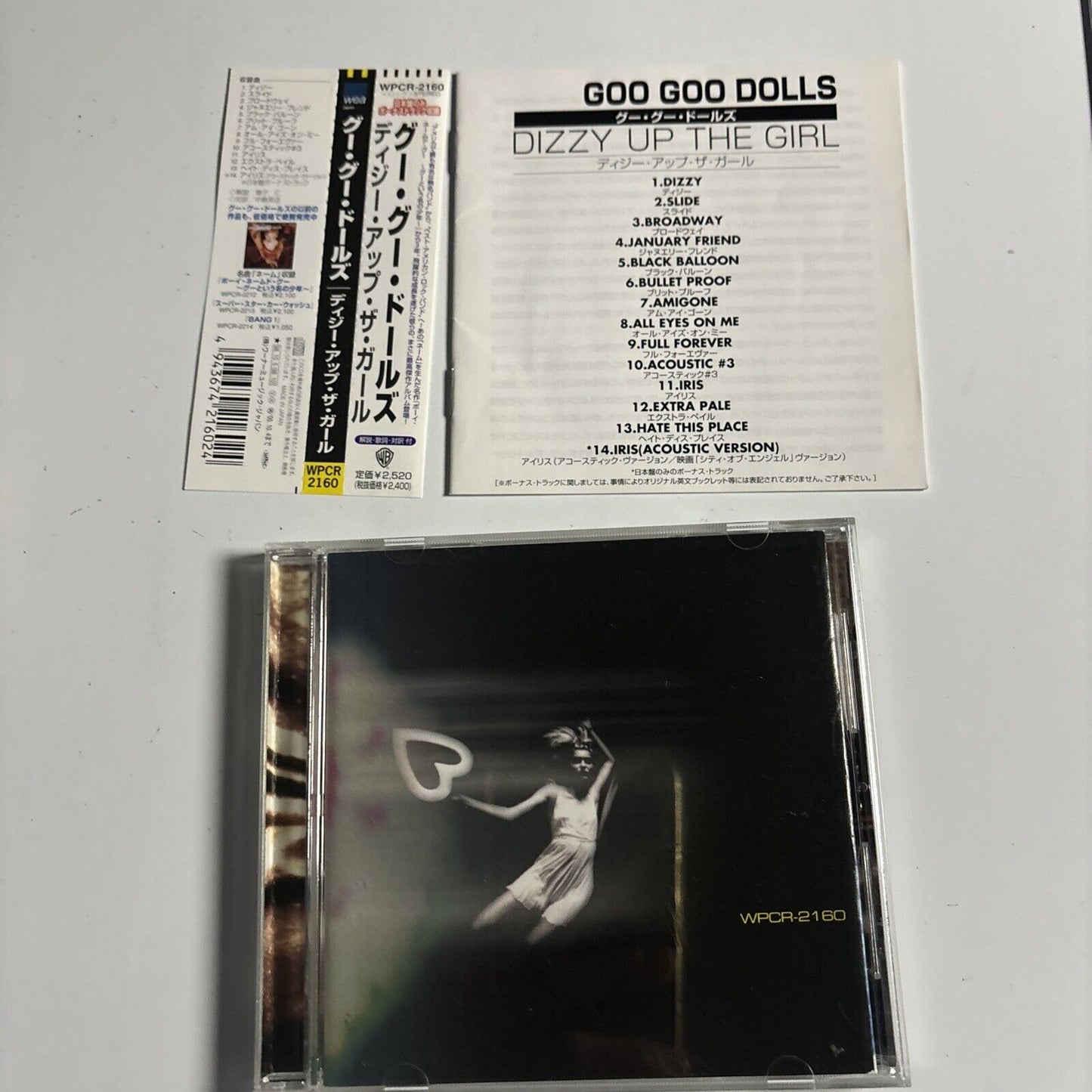 The Goo Goo Dolls - Dizzy Up The Girl (CD, 1998) Japan wpcr-2160 Obi