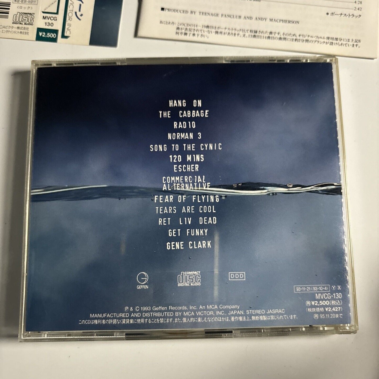 Teenage Fanclub - Thirteen (CD, 1993) Japan mvcg-130 Geffen Records