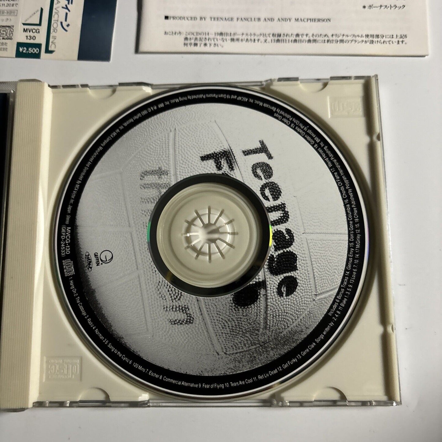 Teenage Fanclub - Thirteen (CD, 1993) Japan mvcg-130 Geffen Records