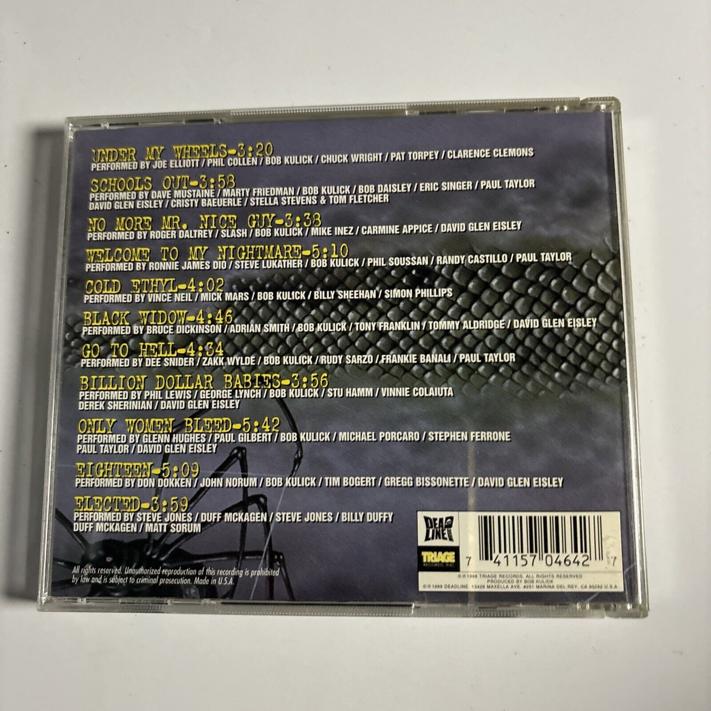 Various Artists - Humanary Stew, A Tribute To Alice Cooper (CD, 1999) CLP 0464-2