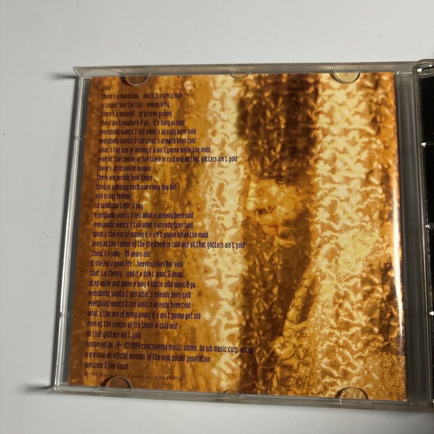 Prince - The Gold Experience (CD, 1995) Warner Bros. Records 658194 2