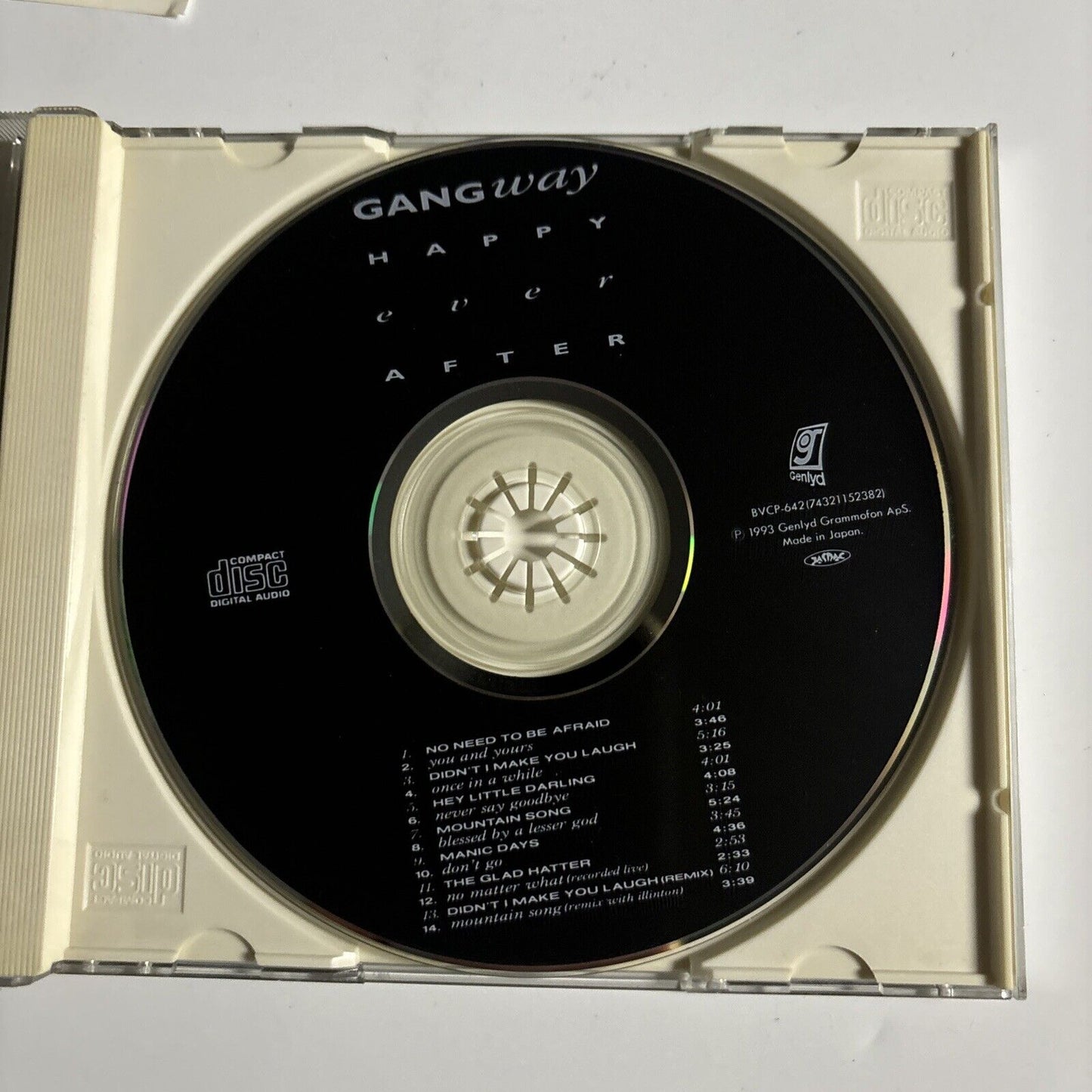 Gangway - Happy Ever After (CD, 1993) Japan bvcp-642 Obi