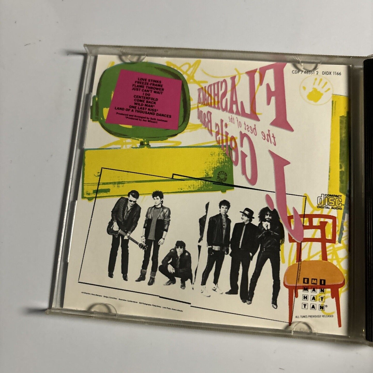 The J. Geils Band - Flashback: The Best Of (CD, 1985) EMI America CDP 7 46551 2