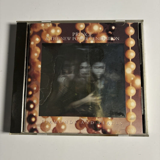 Prince & The New Power Generation - Diamonds & Pearls CD 1991 Holographic Cover