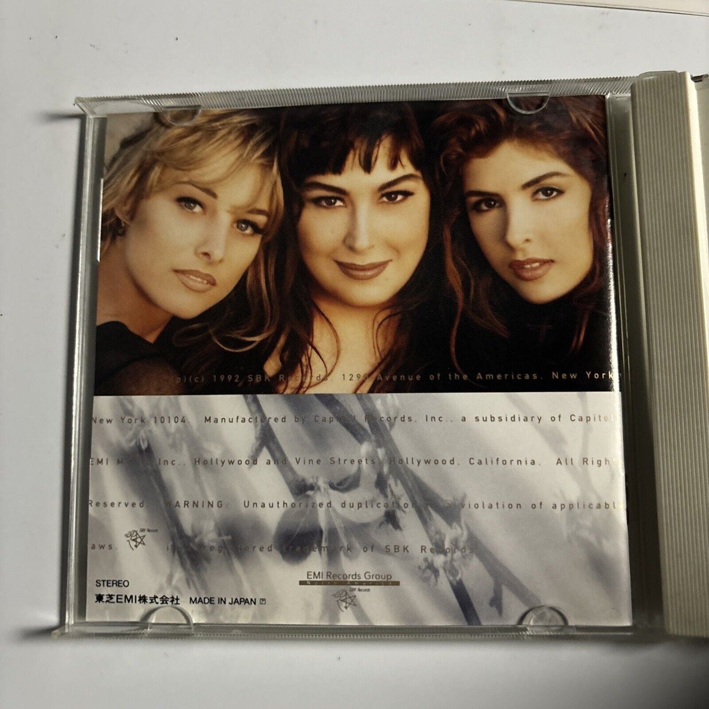 Wilson Phillips - Shadows And Light [Japan Bonus Track] (CD, 1992) TOCP-7095 Obi