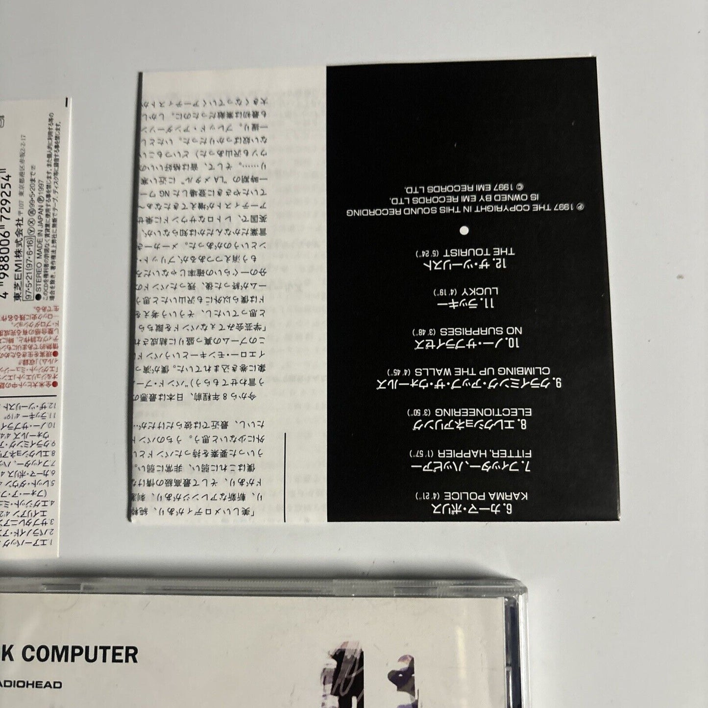 Radiohead - OK Computer (CD, 1997) Japan tocp-50201 Obi