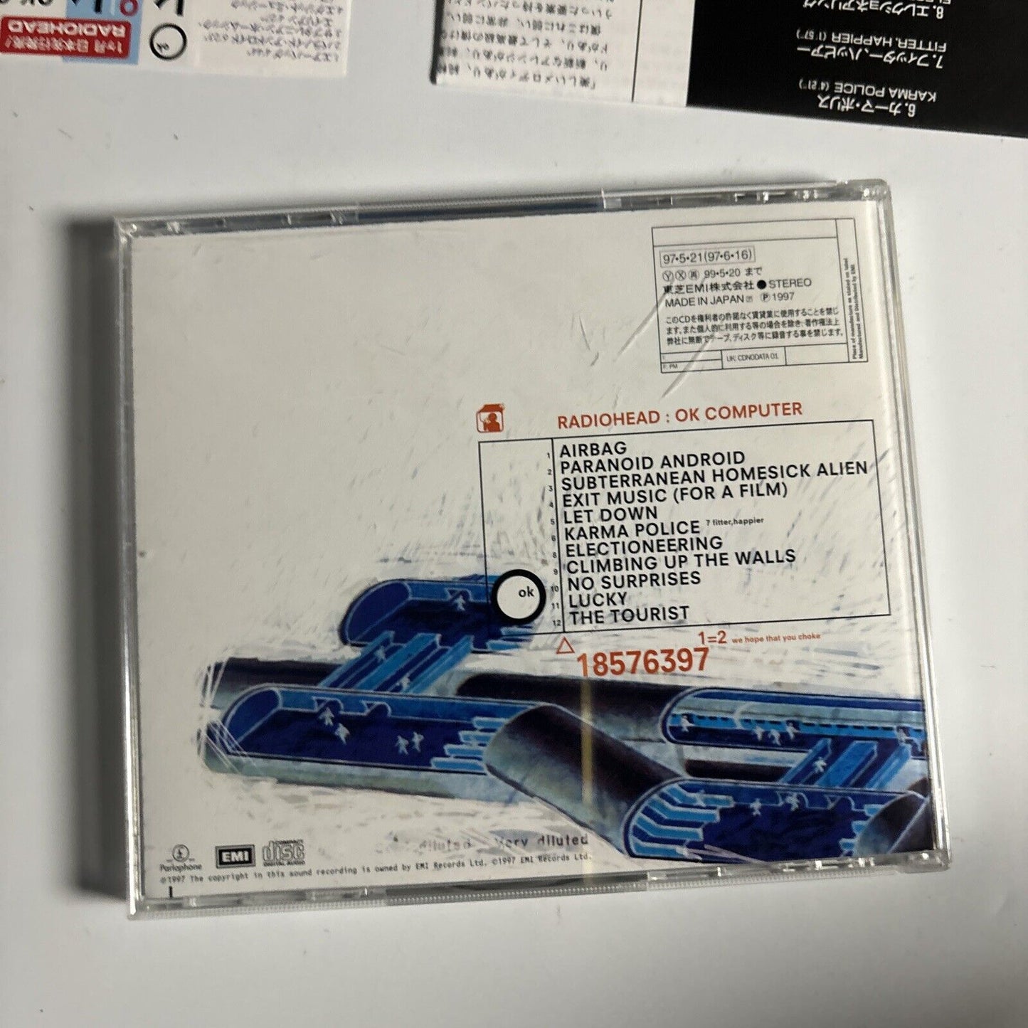Radiohead - OK Computer (CD, 1997) Japan tocp-50201 Obi