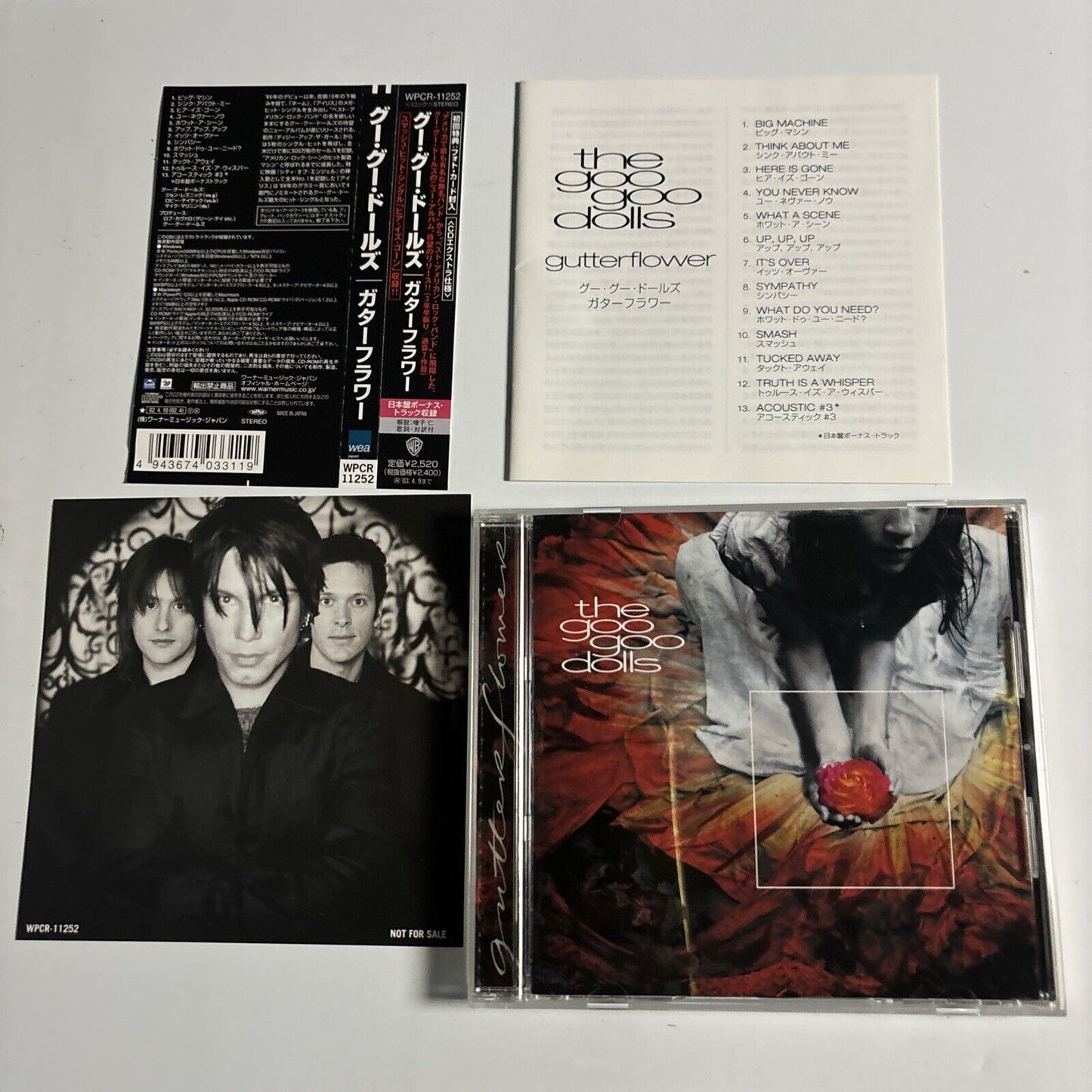 The Goo Goo Dolls - Gutterflower (CD, 2002) Japan wpcr-11252 Obi