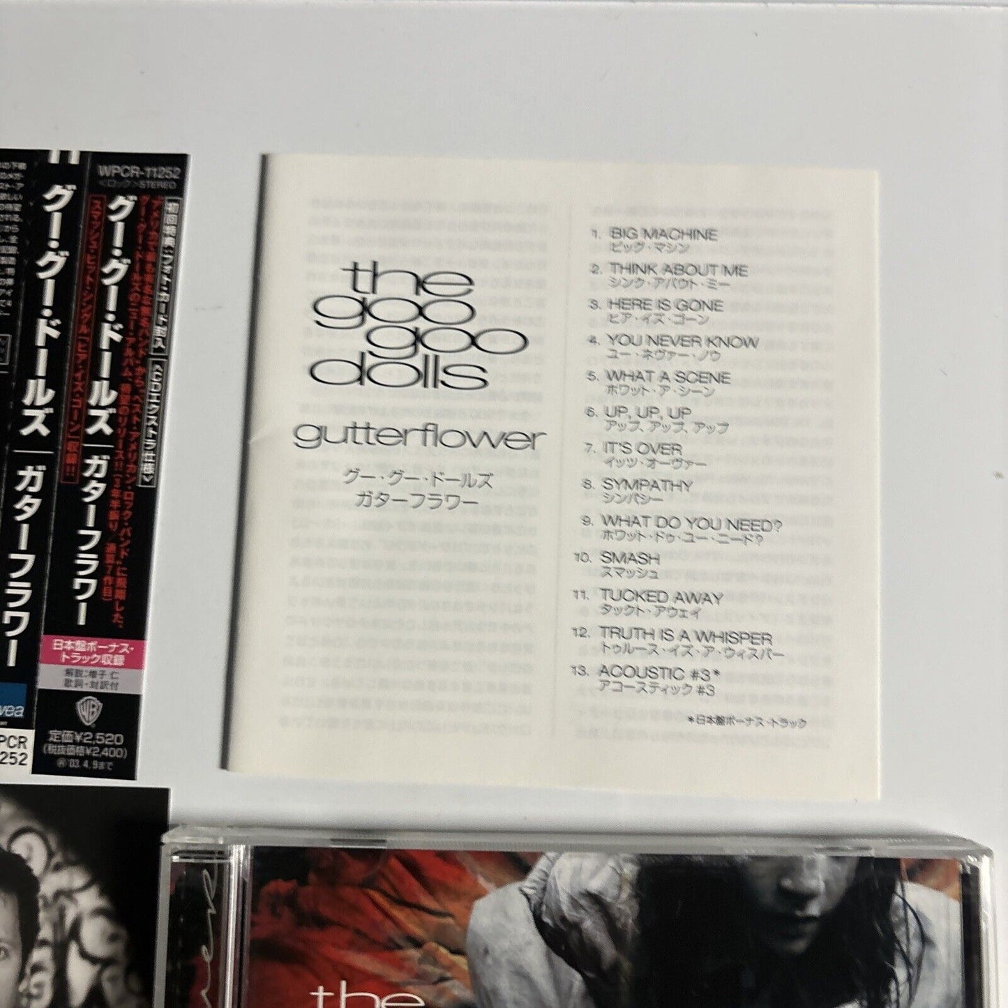 The Goo Goo Dolls - Gutterflower (CD, 2002) Japan wpcr-11252 Obi