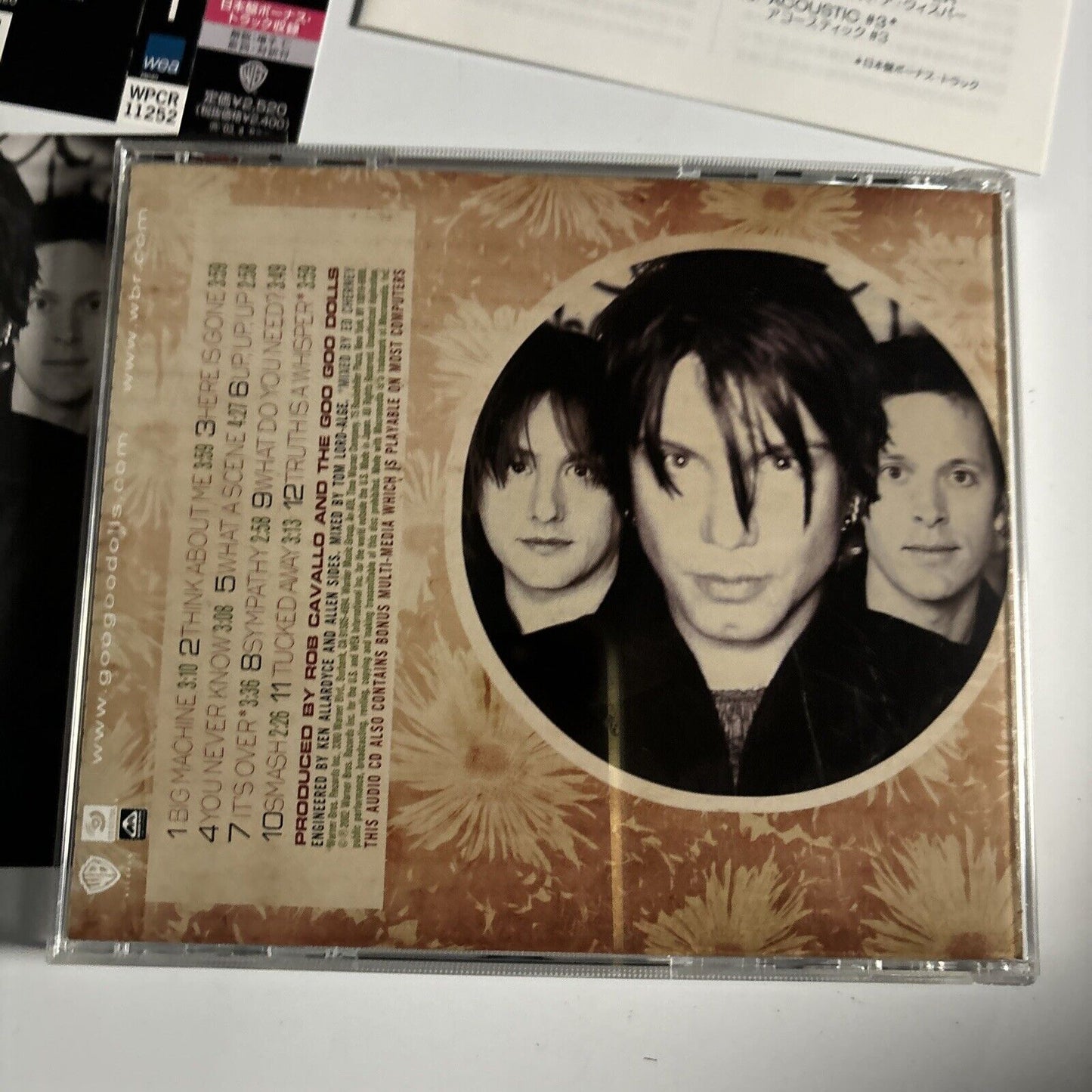 The Goo Goo Dolls - Gutterflower (CD, 2002) Japan wpcr-11252 Obi