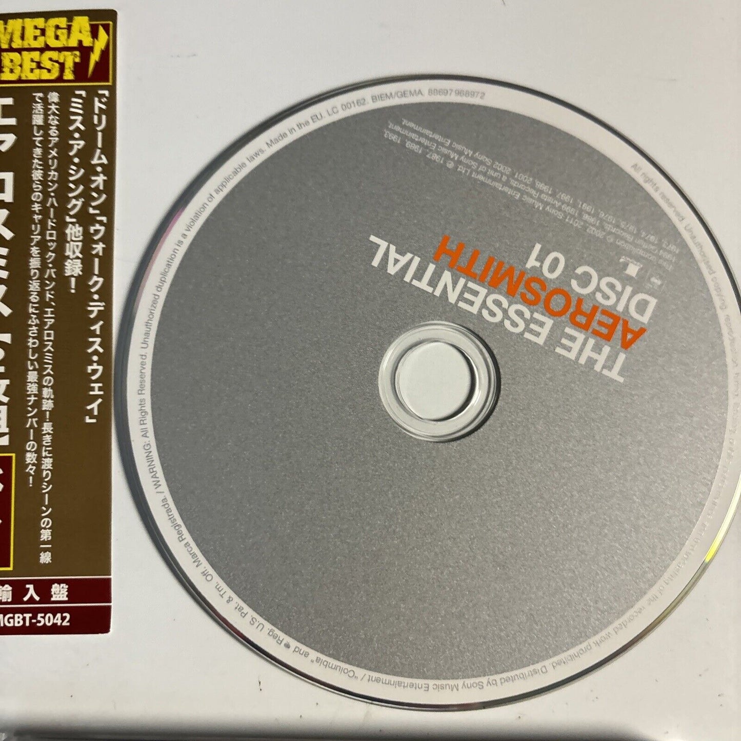 Aerosmith - The Essential Aerosmith (CD, 2011) Japan mgbt-5042 Obi