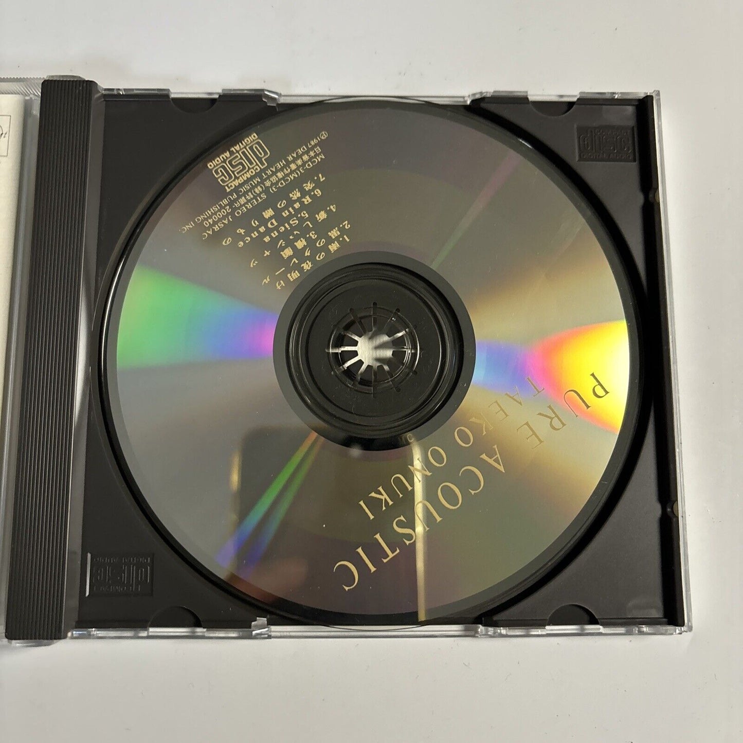 Taeko Onuki - Pure Acoustic (CD, 1987) Japan MCD-3
