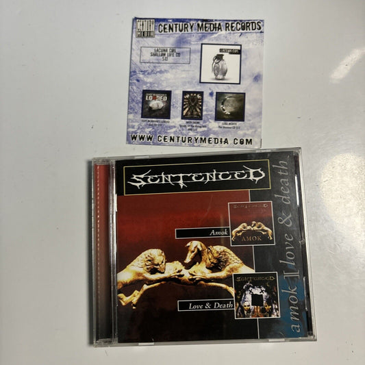 Sentenced - Amok + Love & Death (CD, 2001) Finland 7776-02-01