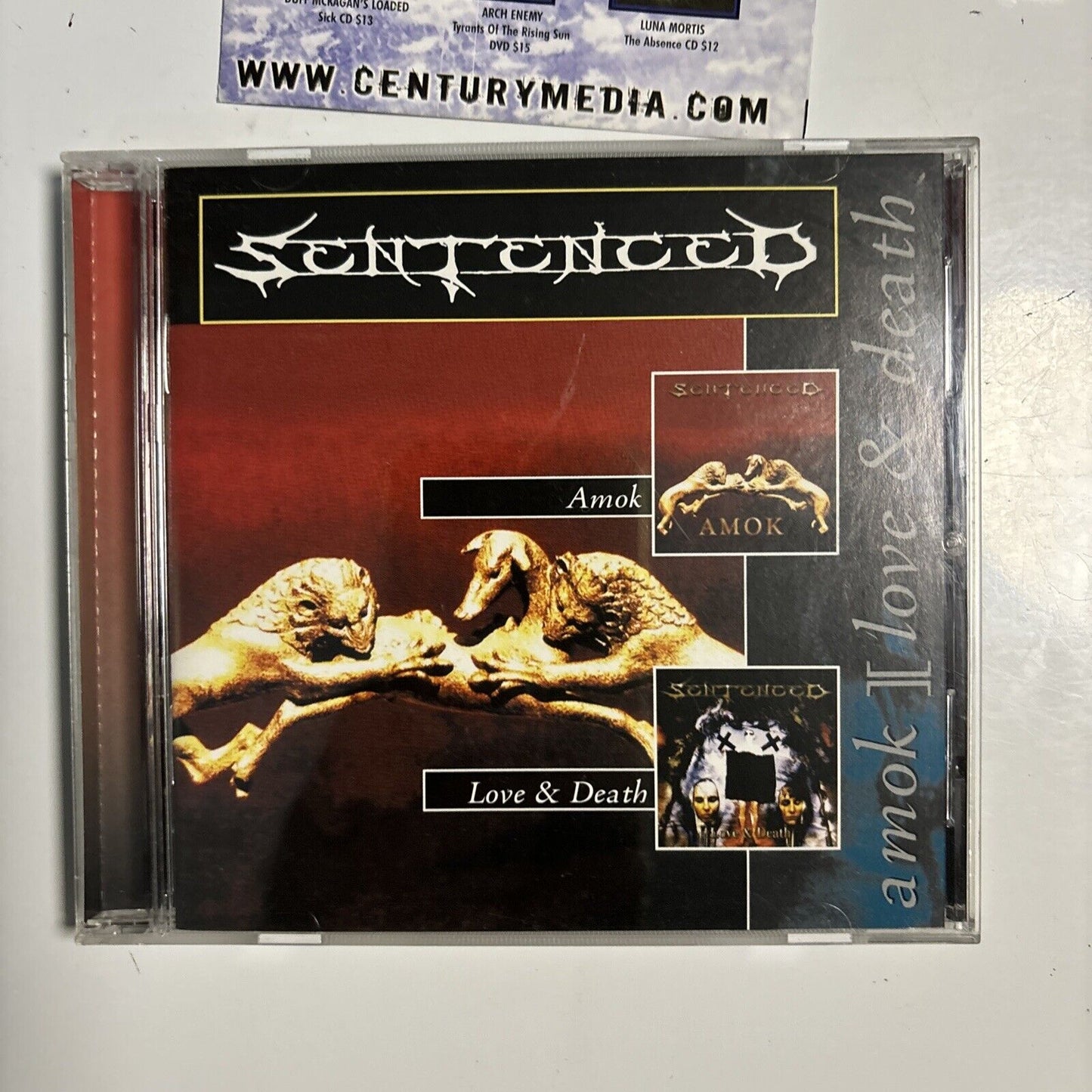 Sentenced - Amok + Love & Death (CD, 2001) Finland 7776-02-01