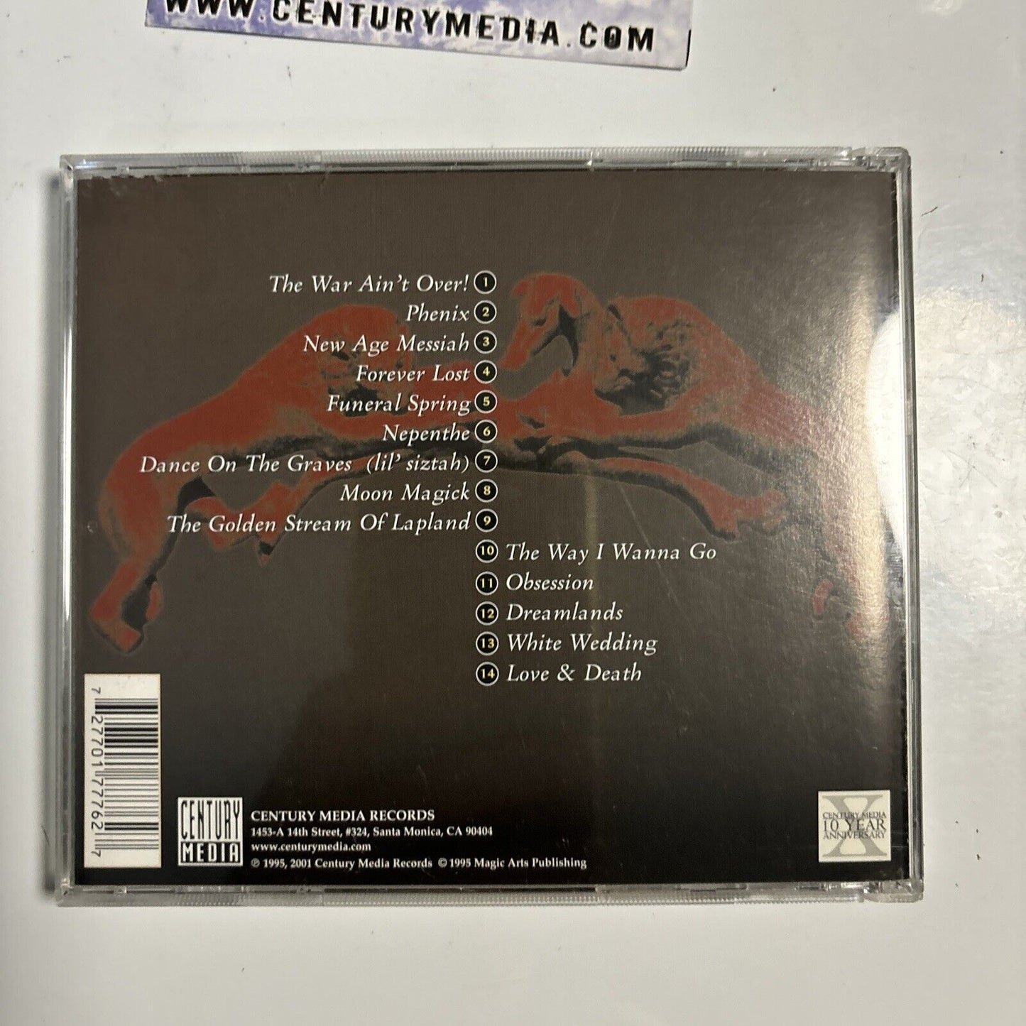 Sentenced - Amok + Love & Death (CD, 2001) Finland 7776-02-01