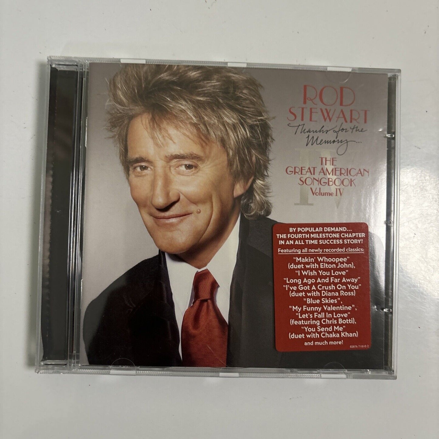 Rod Stewart - Thanks For The Memory... The Great American Songbook 4(CD, 2005)