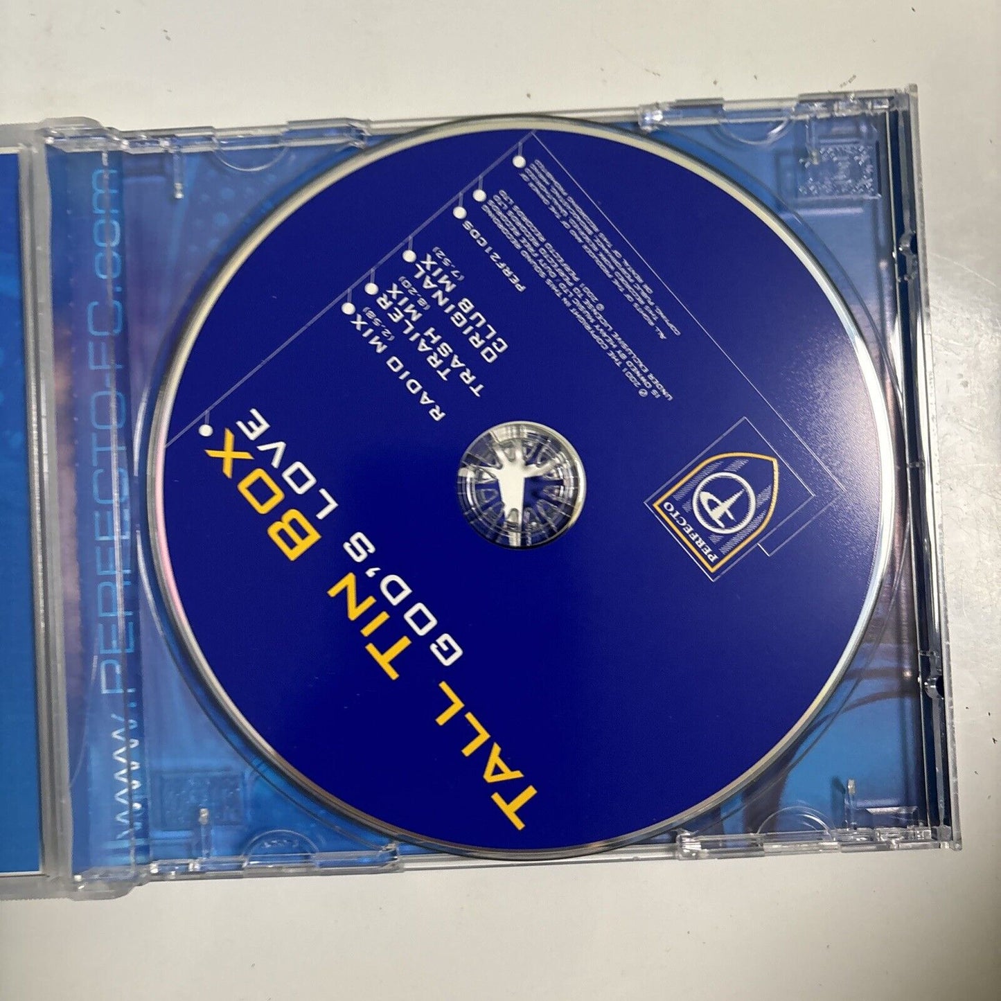 Tall Tin Box - God's Love (CD, 2001) Electronic PERF21CDS