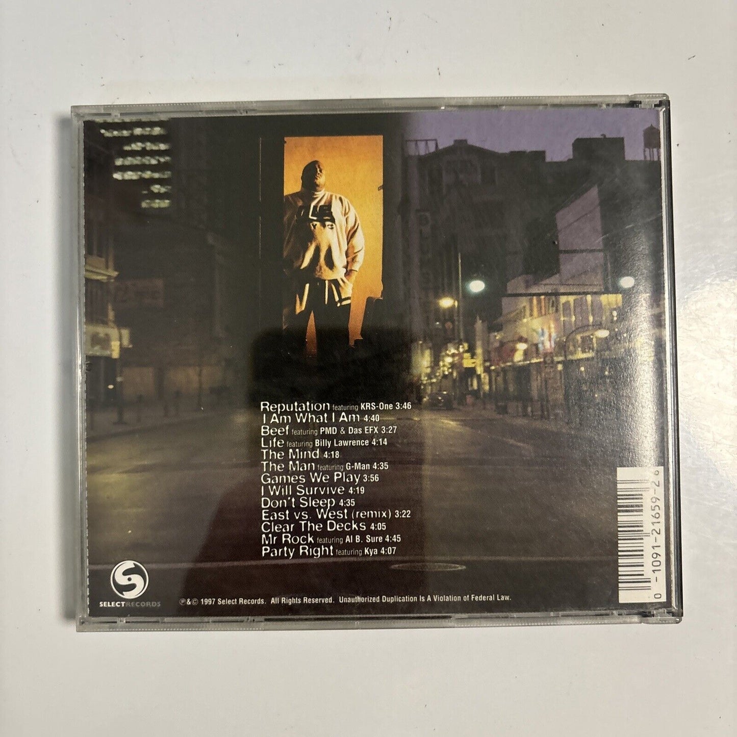 Chubb Rock - The Mind (CD, 1997) Hip Hop - Select Records 21659-2