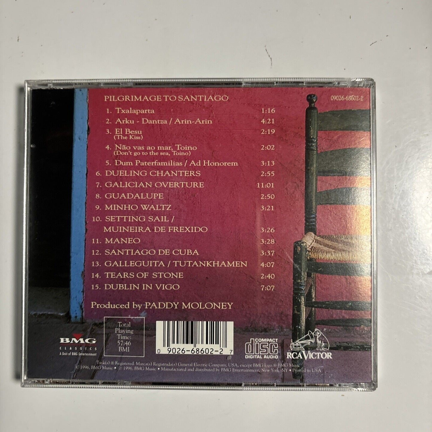 The Chieftains - Santiago (CD, 1996) Ireland BMG Classics