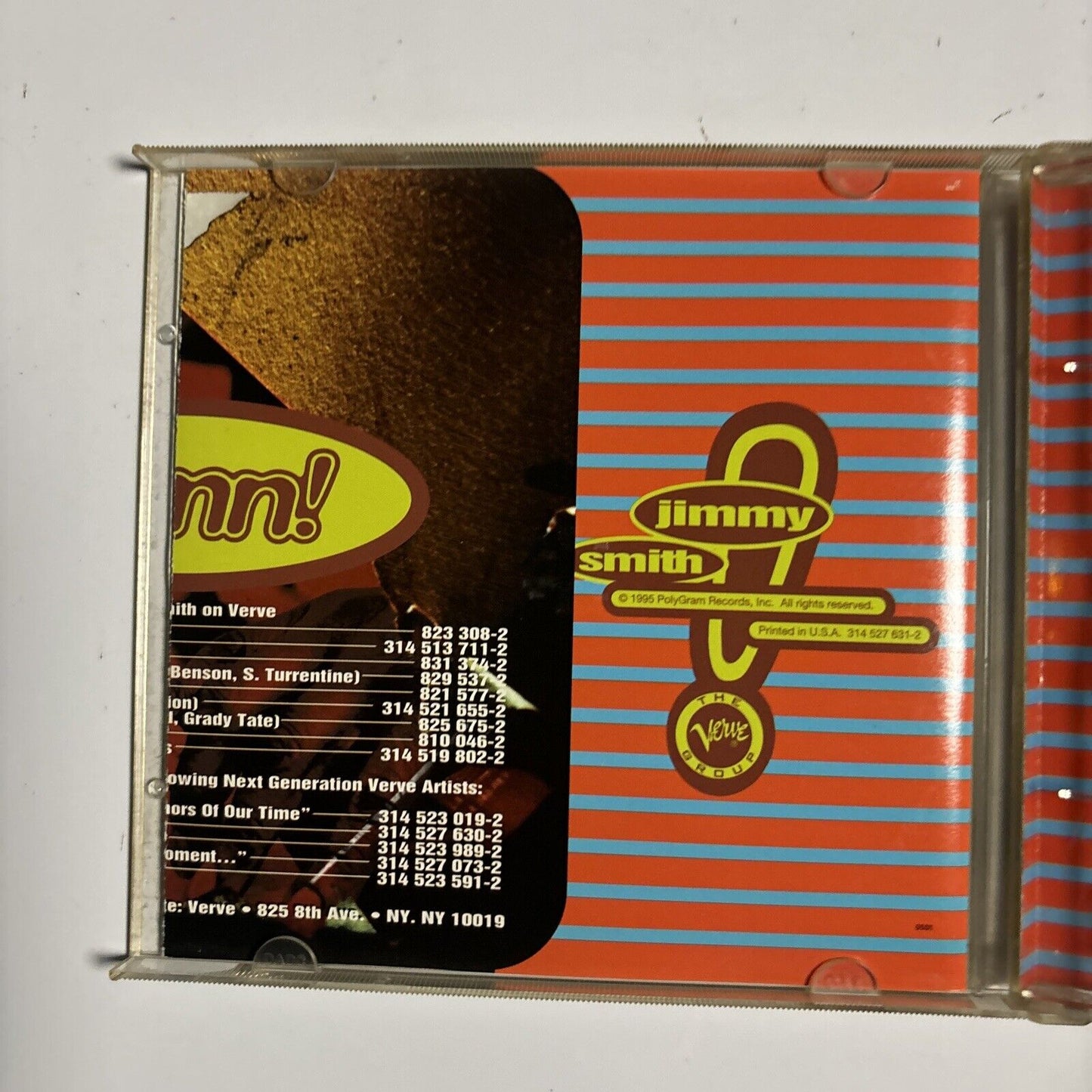 Jimmy Smith - Damn! (CD, 1995) Jazz Funk Soul Verve Records