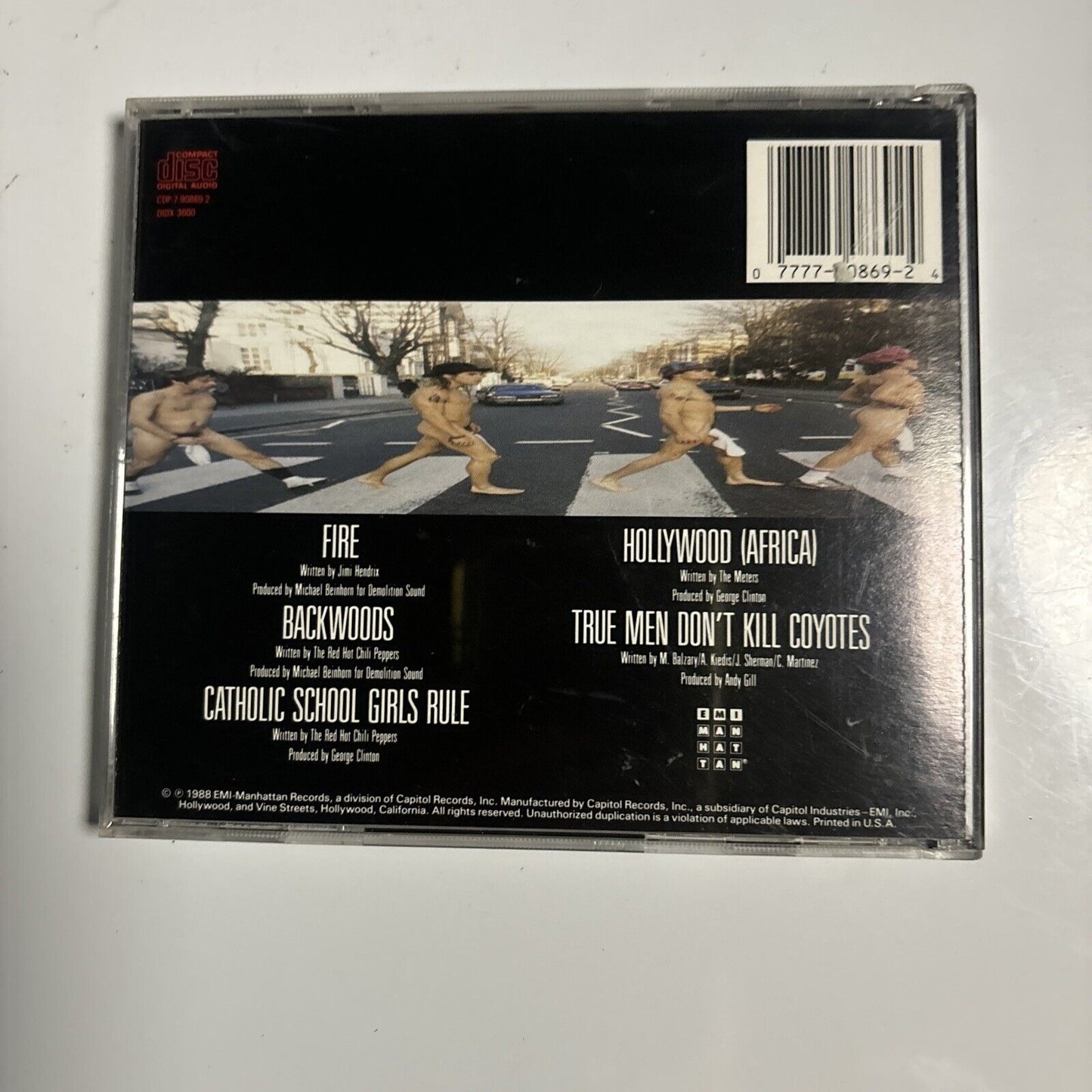 Red Hot Chili Peppers - The Abbey Road E.P. (CD, 1988) CDP-7-90869-2