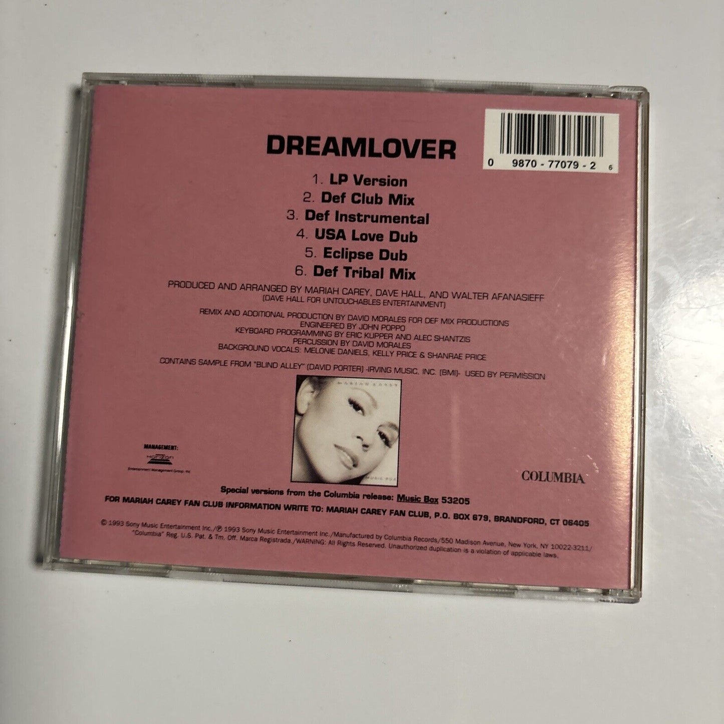 Mariah Carey - Dreamlover (CD, 1993) 44K 77079