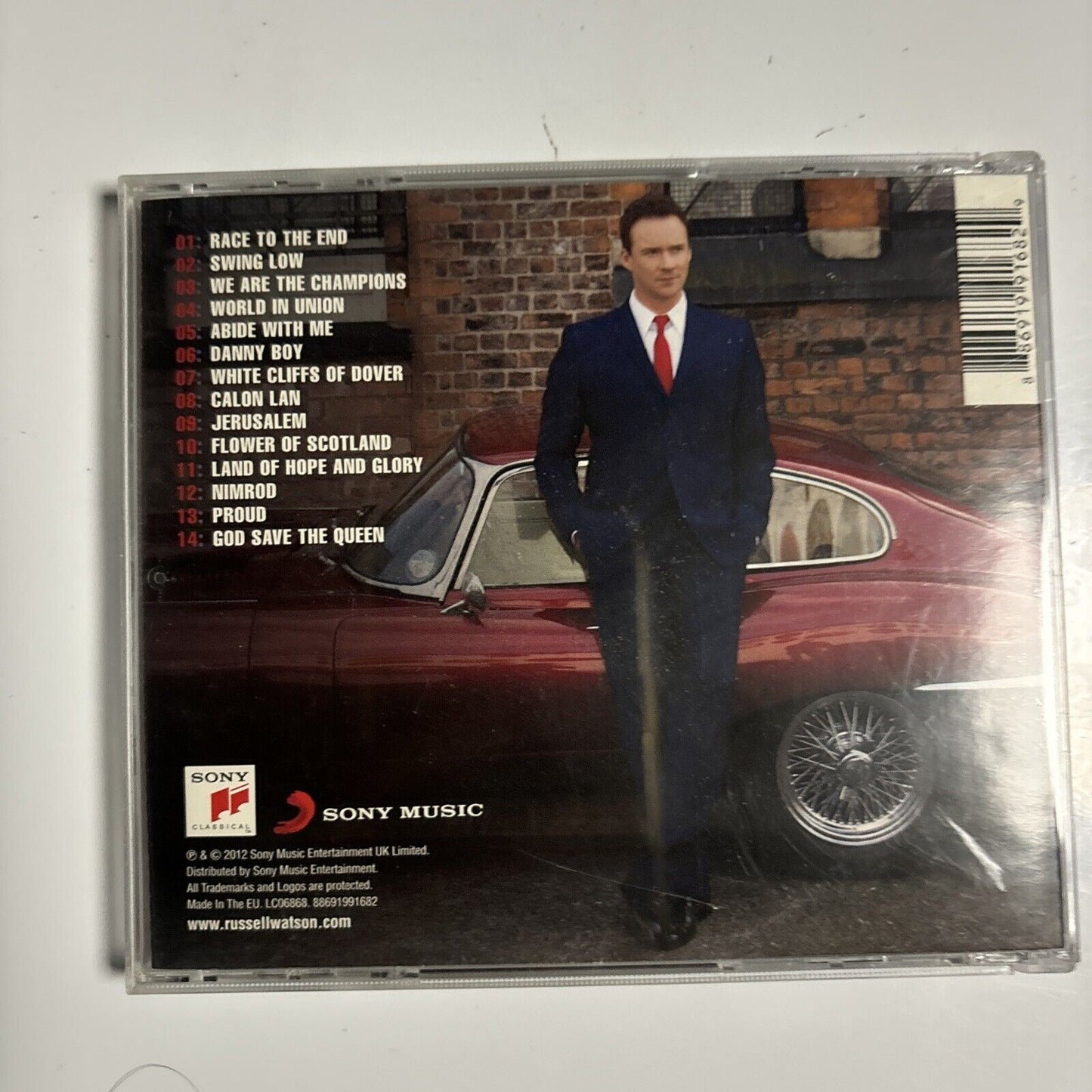 Russell Watson - Anthems: Music to Inspire a Nation (CD, 2012) Sony Classical