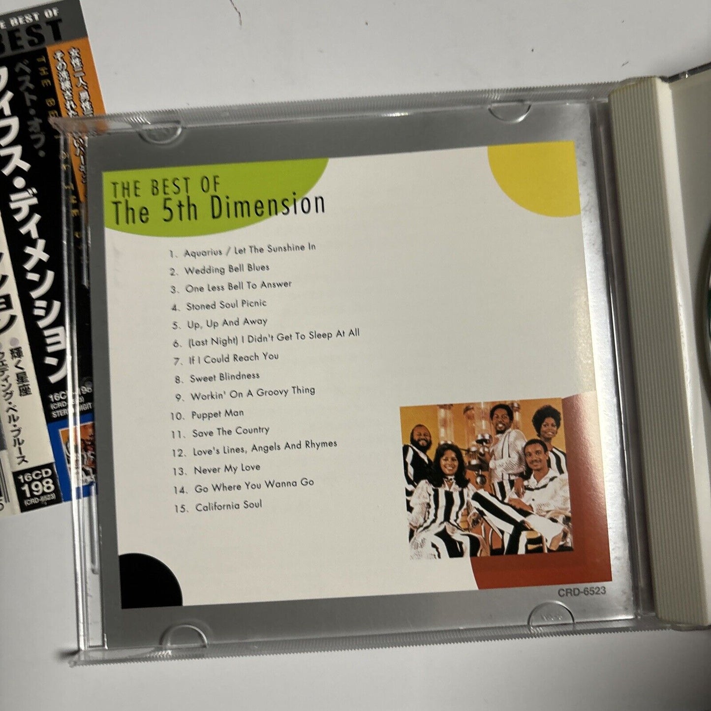 The Fifth Dimension - The Best Of The 5th Dimension (CD 1998) Japan crd-6523 Obi