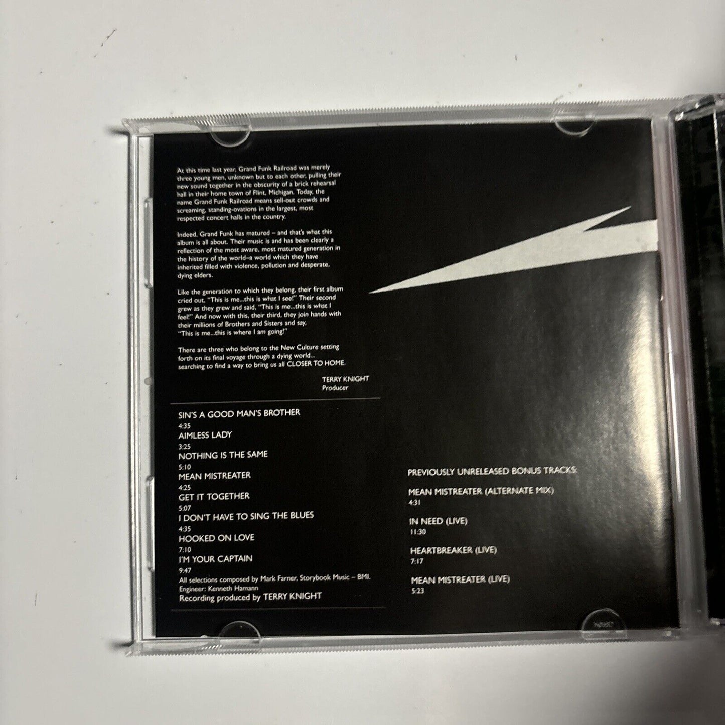 Grand Funk Railroad - Closer To Home (CD, 1970) Capitol Records