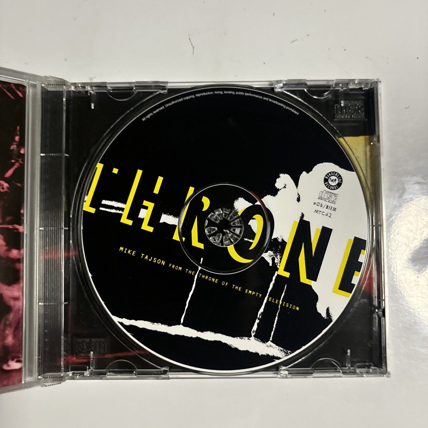 Mike Tajson - From The Throne Of The Empty Television (CD, 1995)  MTCd2