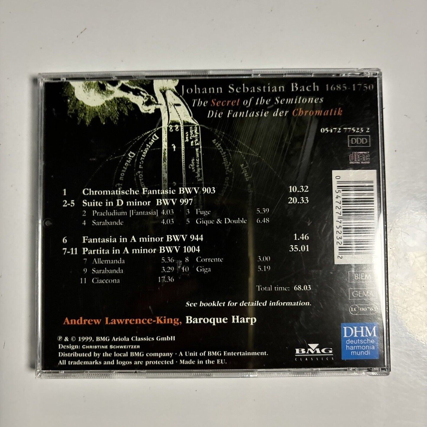 Johann Sebastian Bach, Andrew Lawrence-King The Secret Of The Semitones (CD 1999