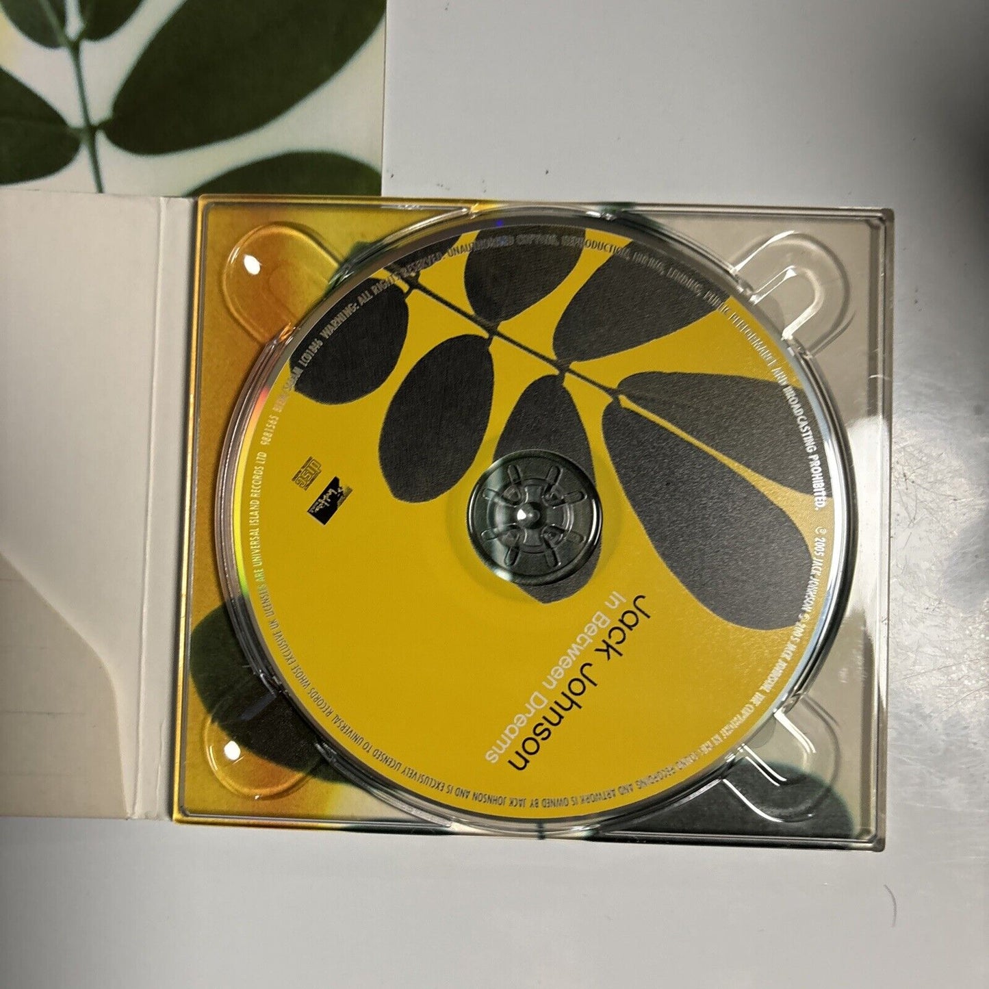 Jack Johnson - In Between Dreams (CD, 2005) Brushfire Records Digipak