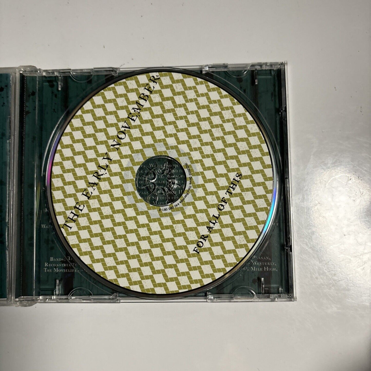 The Early November - For All Of This (CD, 2002) Drive-Thru Records DTR #34