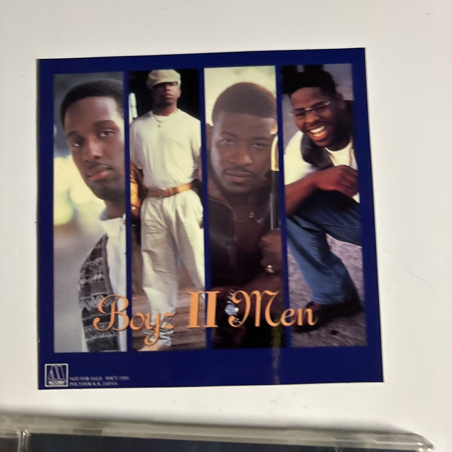 Boyz II Men – II (CD, 1994) Japan poct-1050 sticker
