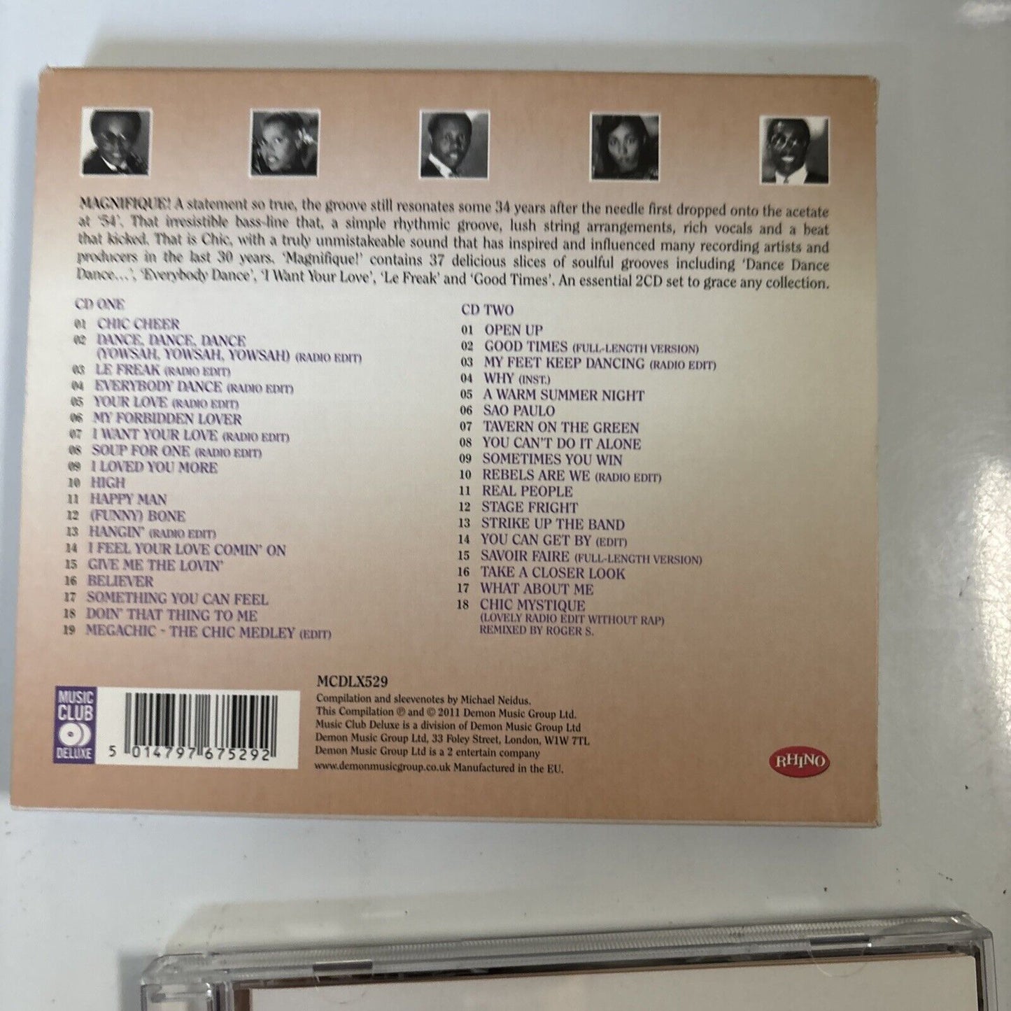 Chic - Magnifique! (The Very Best Of Chic) (CD, 2011)  MCDLX529