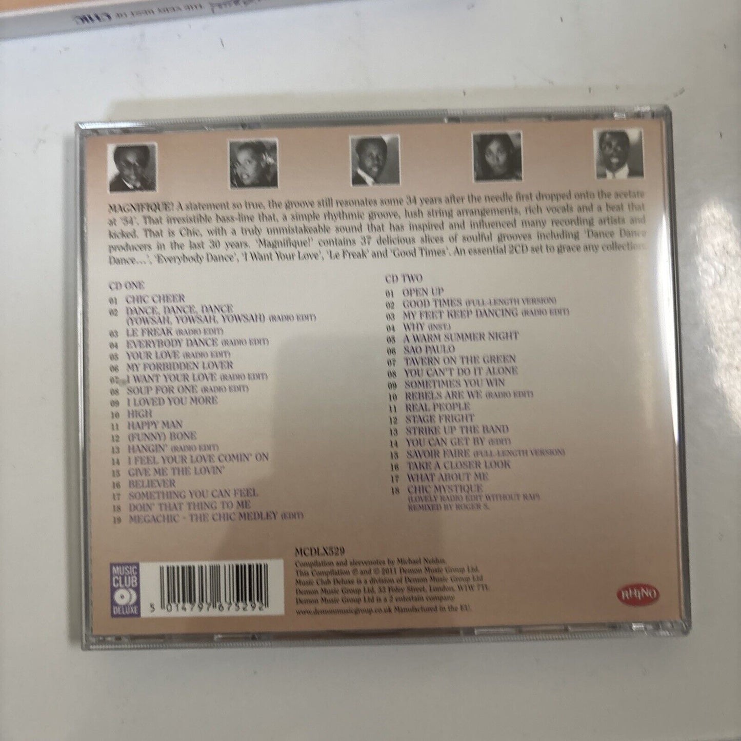 Chic - Magnifique! (The Very Best Of Chic) (CD, 2011)  MCDLX529