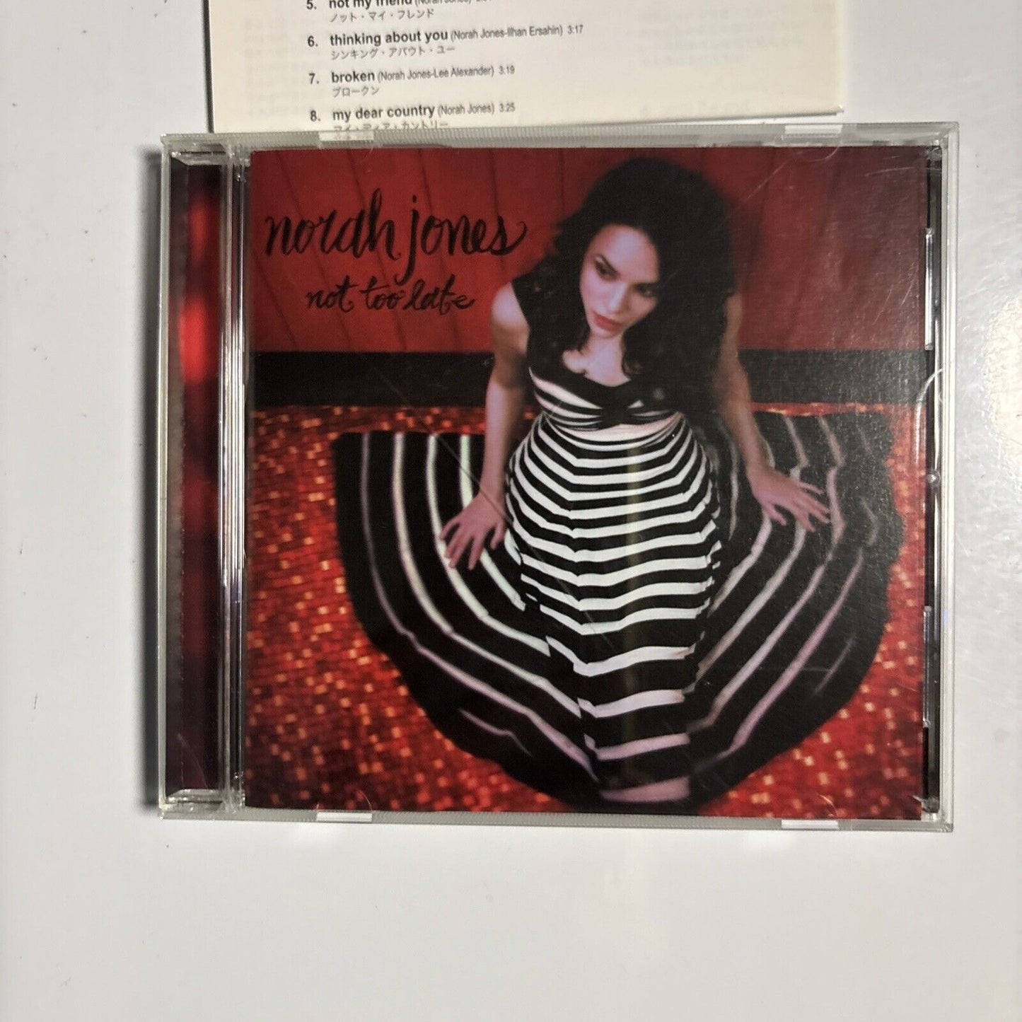 Norah Jones – Not Too Late (CD, 2007) Japan tocp-70170 Japan Bonus Track