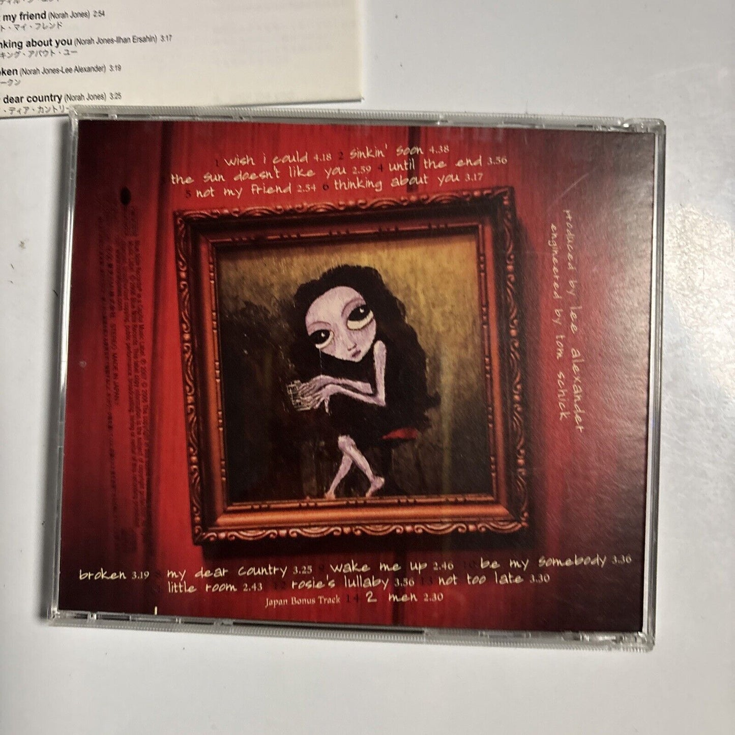 Norah Jones – Not Too Late (CD, 2007) Japan tocp-70170 Japan Bonus Track