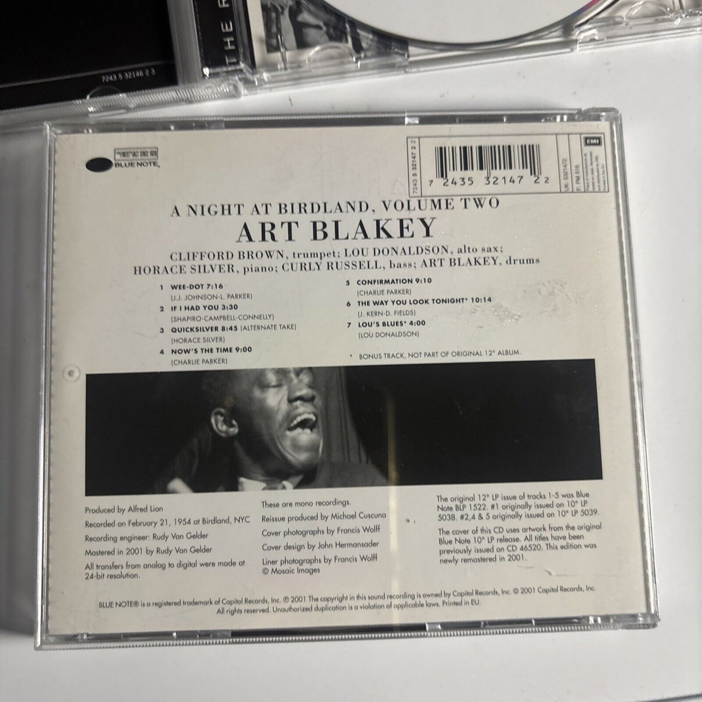 Art Blakey Quintet – A Night At Birdland, Volume One & Two (CD, 2001)