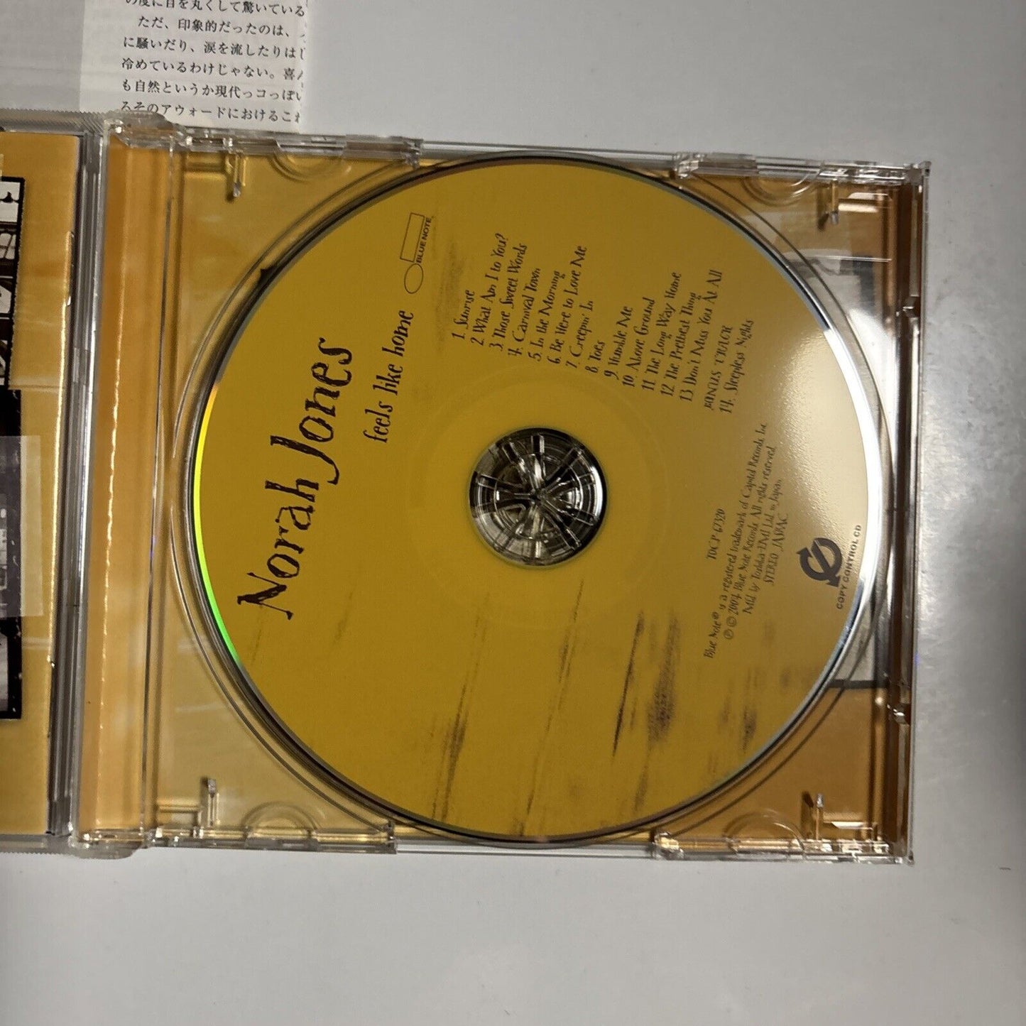 Norah Jones – Feels Like Home (CD, 2004) Japan tocp-67320