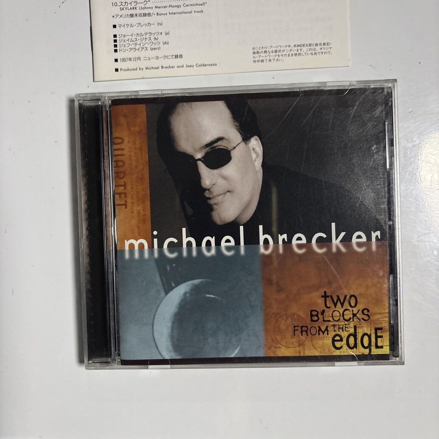 Michael Brecker – Two Blocks From The Edge (CD, 1998) Japan mvci-24008