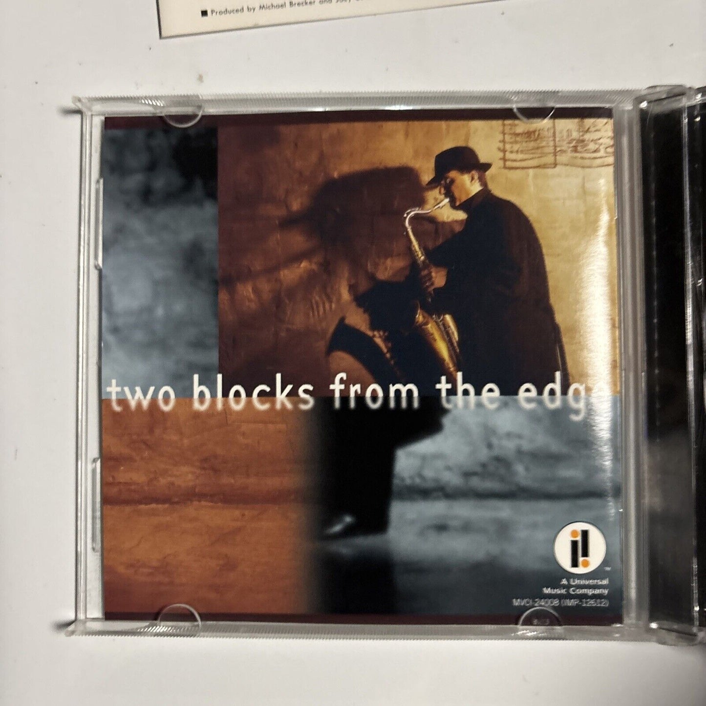 Michael Brecker – Two Blocks From The Edge (CD, 1998) Japan mvci-24008
