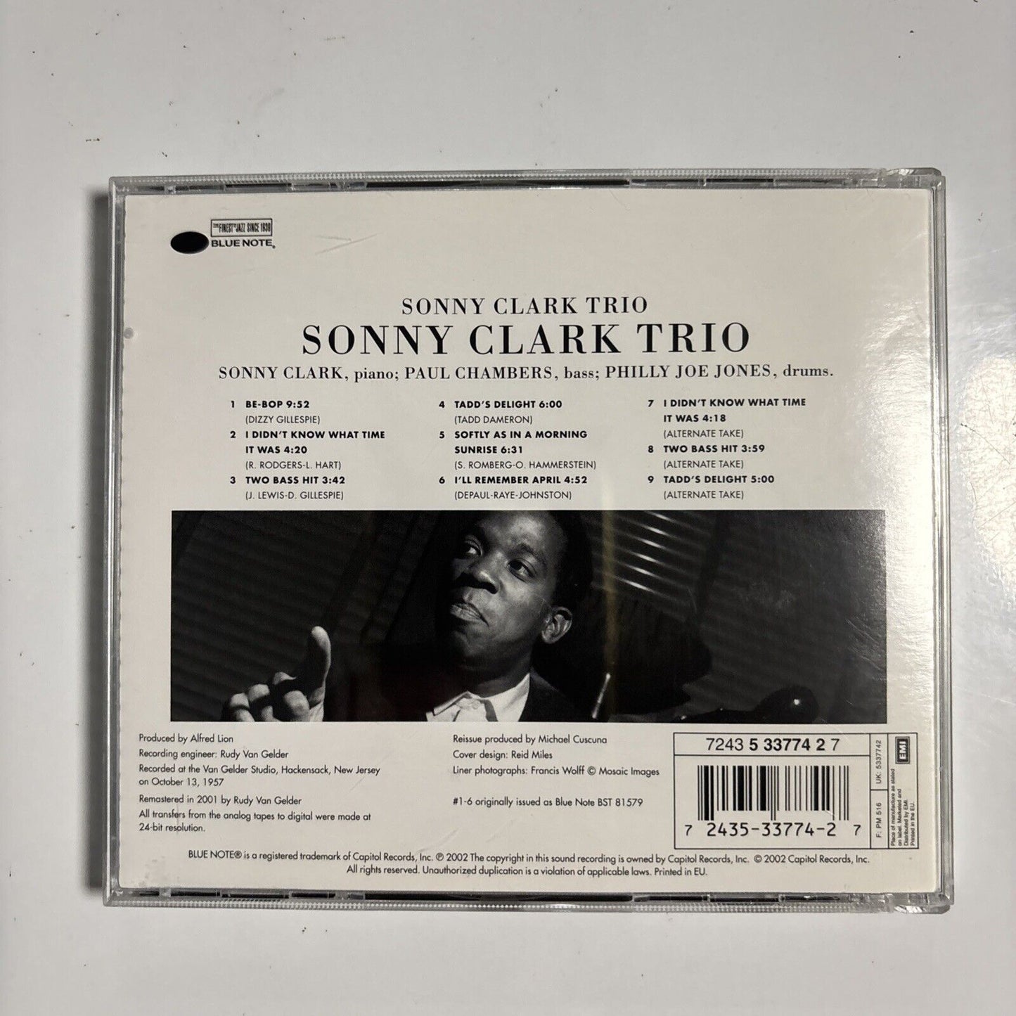 Sonny Clark Trio with Paul Chambers (CD, 2002)