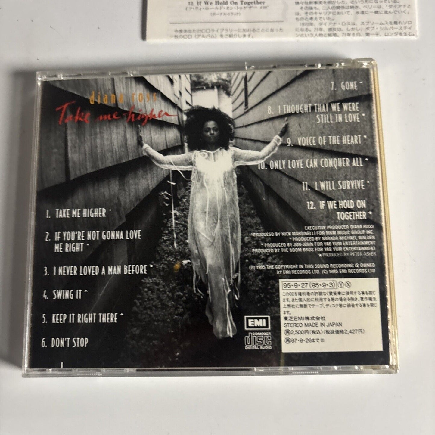 Diana Ross – Take Me Higher (CD, 1995) Japan tocp-8655