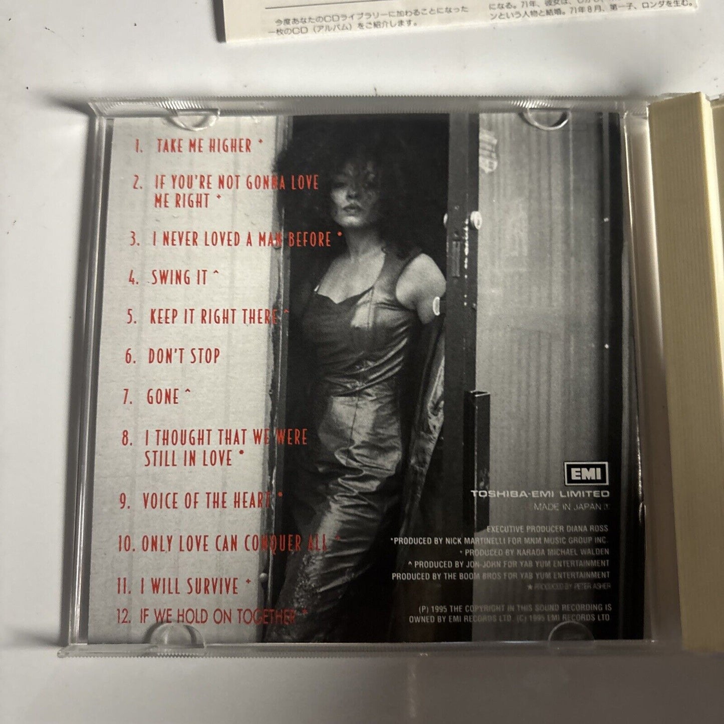 Diana Ross – Take Me Higher (CD, 1995) Japan tocp-8655